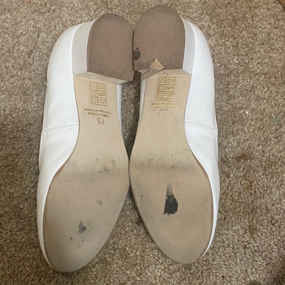 NOT FOR SALE Jeffrey Campbell White Block Heel Shoes - Picture 3 of 4